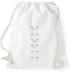 printfashion Kuroko no Basket - Szemek - Sportzsák, Tornazsák - Fehér (6569199)