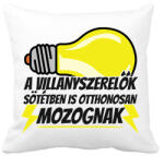 printfashion A villanyszerlők sötétben is otthonosan mozognak - Párnahuzat, Díszpárnahuzat - Fehér (2662252)