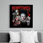 printfashion Pennywise - Vászonkép - Fekete (14210494)
