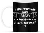 printfashion A nagypapának nincs párja - Fehér - Bögre - Fekete (7064022)