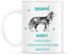 printfashion Skorpió - Husky - Bögre - Fehér (13348599)