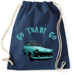printfashion blue trabant - Sportzsák, Tornazsák - Sötétkék (1475712)