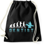 printfashion Dentist evolution - Sportzsák, Tornazsák - Fekete (10347989)