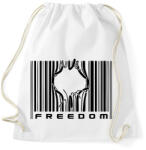 printfashion Freedom - Sportzsák, Tornazsák - Fehér (12351590)