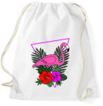 printfashion Flamingo - Sportzsák, Tornazsák - Fehér (13644137)