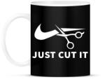 printfashion Just cut it - Márka paródia - Bögre - Fekete (7318280)