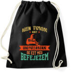printfashion Ezt még befejezem - Sportzsák, Tornazsák - Fekete (13727698)