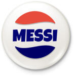 printfashion MESSI - Kitűző, hűtőmágnes - Fehér (10888514)