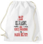 printfashion Horgászat - Sportzsák, Tornazsák - Fehér (267073)