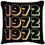 printfashion 1972 - Párnahuzat, Díszpárnahuzat - Fekete (12731691)