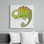 printfashion Kaméleon - Vászonkép - Fehér (6624470)