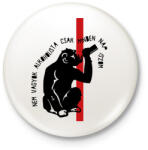 printfashion Minden nap iszom - Kitűző, hűtőmágnes - Fehér (9462063)