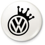 printfashion VW Király (fekete) - Kitűző, hűtőmágnes - Fehér (3080747)