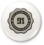 printfashion 91 - Kitűző, hűtőmágnes - Fehér (7144476)