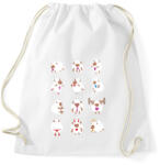 printfashion Bárányok élete - Sportzsák, Tornazsák - Fehér (446254)