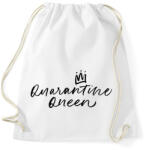 printfashion Quarantine Queen - Sportzsák, Tornazsák - Fehér (3588717)