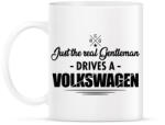 printfashion Just the real Gentleman - Volkswagen - Bögre - Fehér (4453692)