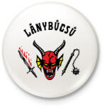 printfashion Hellfire Club lanybucsu - Kitűző, hűtőmágnes - Fehér (8148359)