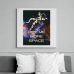 printfashion GIMME MORE SPACE - Vászonkép - Fehér (15129414)