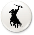 printfashion Majmok bolygója - Kitűző, hűtőmágnes - Fehér (3075338)