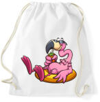 printfashion Flamingo - Sportzsák, Tornazsák - Fehér (15865713)