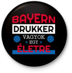 printfashion Bayern drukker - Kitűző, hűtőmágnes - Fekete (10869155)