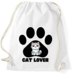 printfashion Cat Lover - Sportzsák, Tornazsák - Fehér (14088622)