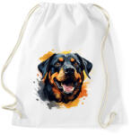 printfashion rottweiler - Sportzsák, Tornazsák - Fehér (16437544)