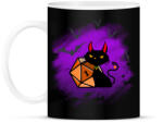 printfashion Ijesztő Halloween Cica - Bögre - Fekete (5362440)