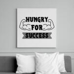 printfashion Hungry for success - Vászonkép - Fehér (6631359)