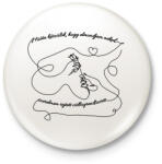 printfashion Radnóti Miklós - Tétova óda - Kitűző, hűtőmágnes - Fehér (11730827)