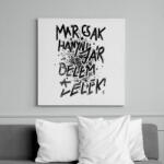 printfashion Már csak hányni jár belém a lélek! - Vászonkép - Fehér (16635376)