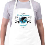 printfashion Csak a peca - Kötény - Fehér (4910773)