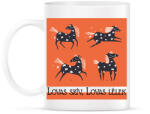 printfashion Lovas szív, lovas lélek - 4 ló - Bögre - Fehér (6326941)