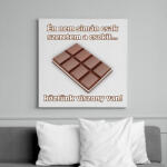 printfashion A csoki és én. . . - Vászonkép - Fehér (6633630)