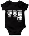 printfashion Subaru pedál - Baba Body - Fekete (1442110)