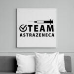printfashion Team AstraZeneca - Vászonkép - Fehér (6636570)