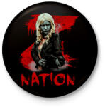 printfashion z nation-lucy - Kitűző, hűtőmágnes - Fekete (3103803)