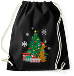 printfashion Scooby-Christmas - Sportzsák, Tornazsák - Fekete (2018406)