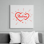 printfashion Andrea - Vászonkép - Fehér (11770923)