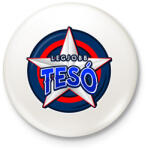 printfashion LEGJOBB TESO - Kitűző, hűtőmágnes - Fehér (10821100)