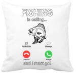 printfashion FISHING - Párnahuzat, Díszpárnahuzat - Fehér (13087555)