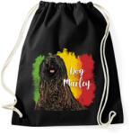 printfashion Dog Marley - Sportzsák, Tornazsák - Fekete (14522883)