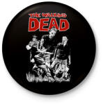 printfashion The Walking Dead - Kitűző, hűtőmágnes - Fekete (3101383)