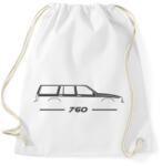 printfashion Volvo 760 (4) - Sportzsák, Tornazsák - Fehér (14466772)
