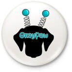 printfashion Türkiz bolondos méhecsketacskó - Kitűző, hűtőmágnes - Fehér (13434023)