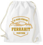 printfashion Ferrari sofőr - Sportzsák, Tornazsák - Fehér (4797489)