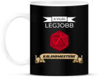 printfashion A Világ Legjobb Kalandmestere - Bögre - Fekete (2651364)