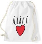 printfashion Ájlávjú - Sportzsák, Tornazsák - Fehér (6084628)