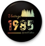 printfashion 1985 - Kitűző, hűtőmágnes - Fekete (12617766)